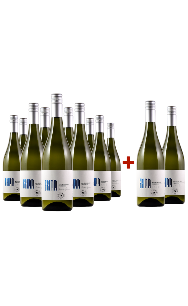 Sparpaket 10+2 Pinot Blanc »Selektion WEIN-MUSKETIER« 2023