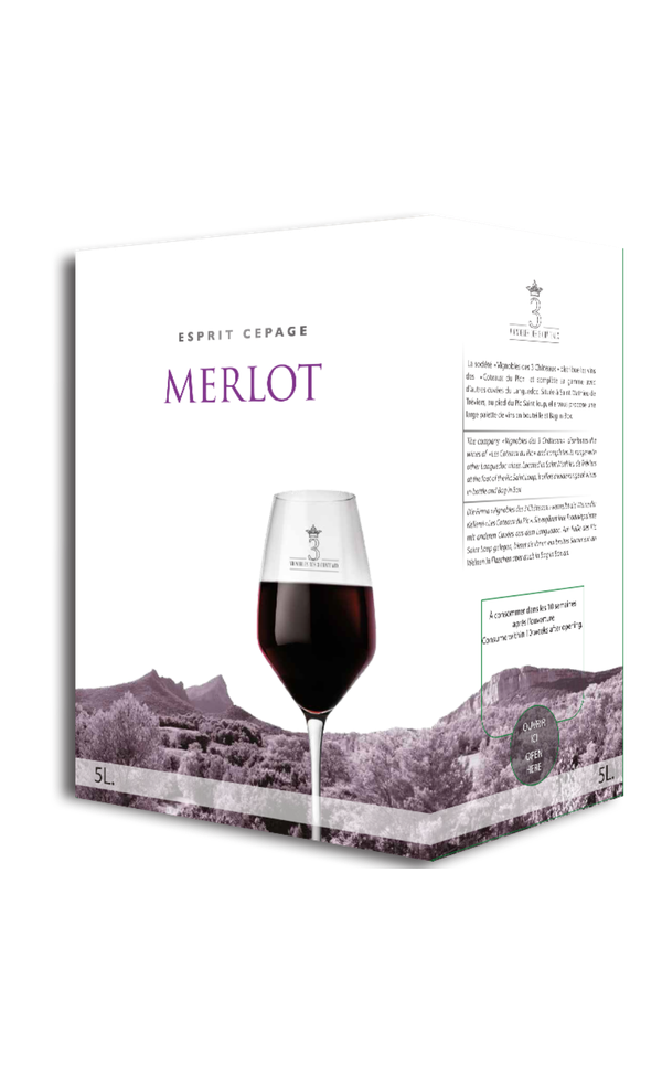 Vignobles des 3 Châteaux Merlot »Cépage Nature« 2022