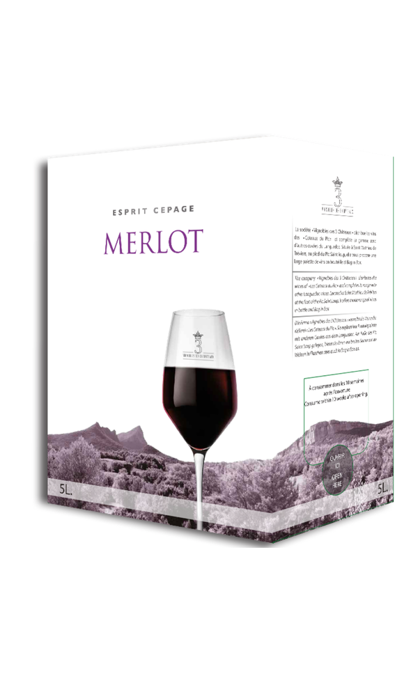 Vignobles des 3 Châteaux Merlot »Cépage Nature« 2023