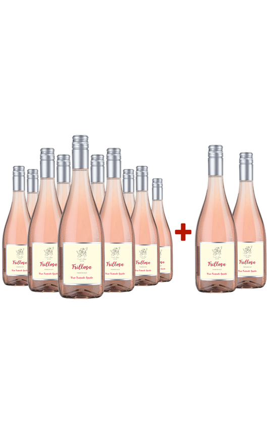 Sparpaket 10+2 Rosé Frizzante »Frillosa« 2023
