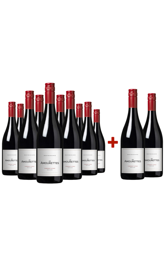 Sparpaket 10+2 Cabernet-Syrah »Les Amourettes« 2023