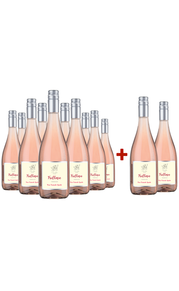 Sparpaket 10+2 Rosé Frizzante »Frillosa«