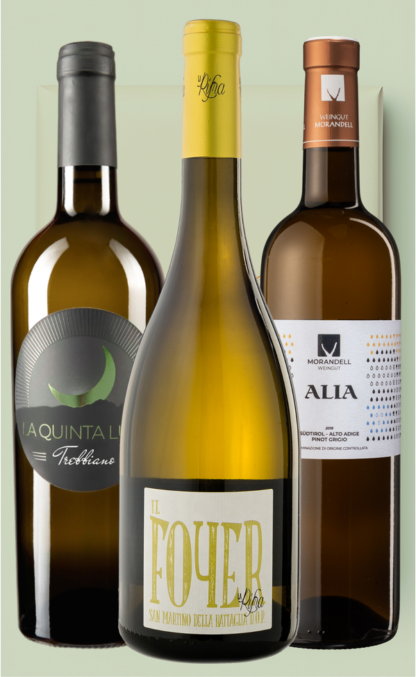 Geschenkset »Trio Italiano« – Pinot Grigio • Trebbiano • Friulano